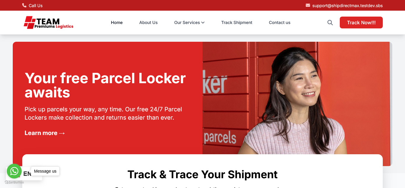 ParcelMax– Complete Courier and Parcel Tracking Management System